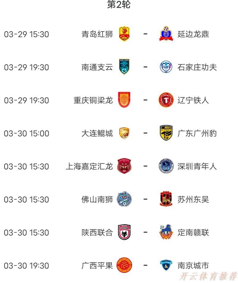 开云网址：中甲联赛第五轮综述——三支东道主球队半程领跑